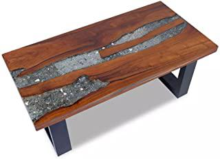 Recensioni di tavolo legno resina colorata